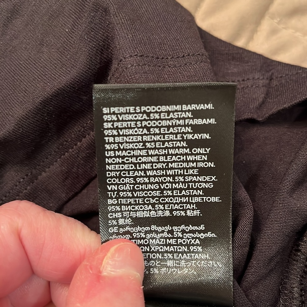 H&M Black Turtleneck Top/NWT/Large - Picture 10 of 13